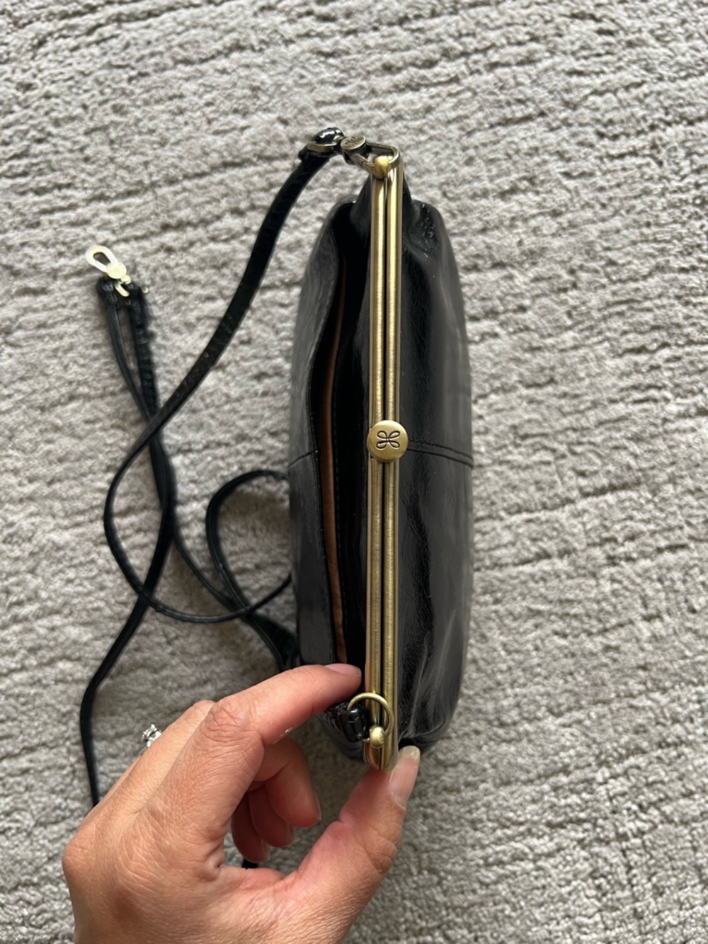 HOBO Kisslock Mini Bag with Crossbody Convertible Strap - Picture 6 of 13